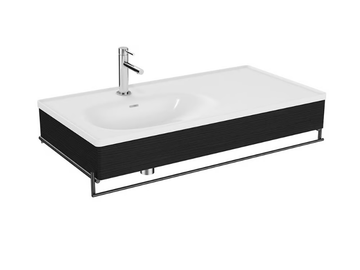 EQUAL - Single wall-mounted vanity unit with towel rail by VitrA Bathrooms - view 2